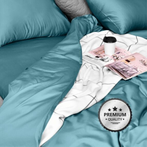 Постельное белье ТМ Идея Сатин Премиум мята евро