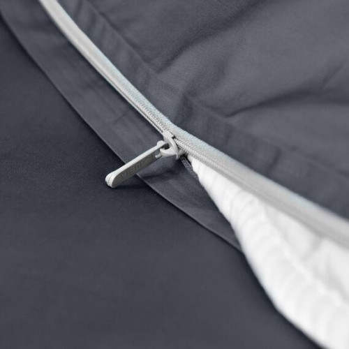 Постельное белье ТМ Идея Сатин Премиум темно-серое евро