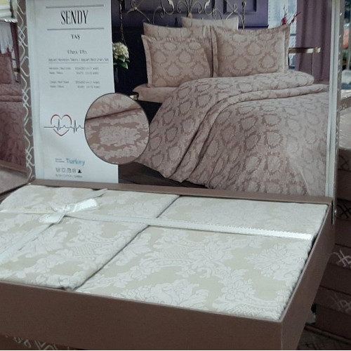 Постельное белье жаккардовое ТМ KC HOME Sendy Tas