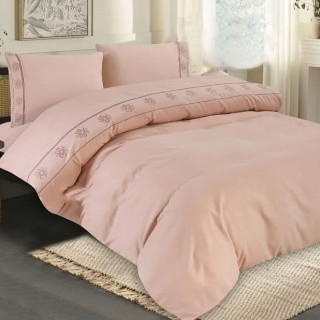 Постільна білизна ТМ Koloco фланель однотонна пудра