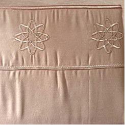 Постільна білизна ТМ Koloco фланель однотонна пудра