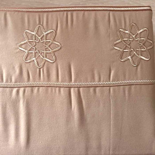 Постільна білизна ТМ Koloco фланель однотонна пудра