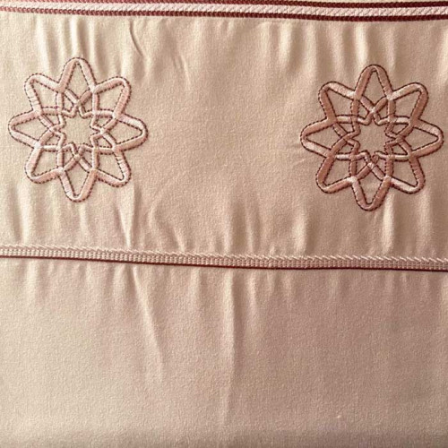 Постельное белье ТМ Koloco фланель однотонная пудра