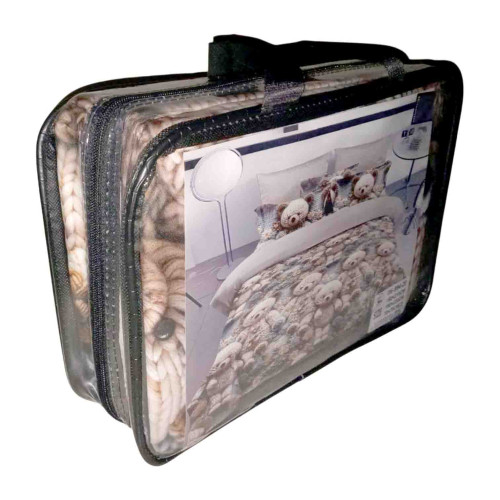 Постельное белье ТМ Koloco фланель подростковое 5D Bears