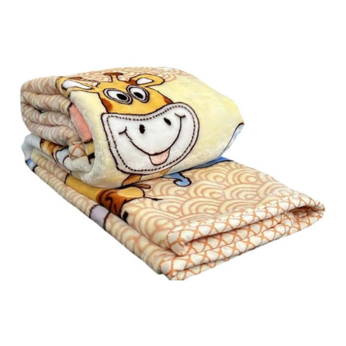 Плед детский микрофибра двусторонний ТМ Koloco Giraffe 100*110