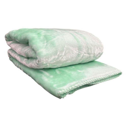 Плед детский микрофибра однотонный ТМ Koloco GREEN 125*125