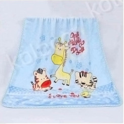 Плед дитячий мікрофібра подвійний ТМ Koloco I love you 100*110