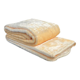 Плед детский микрофибра однотонный ТМ Koloco YELLOW 125*125