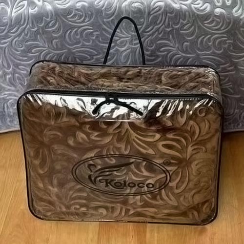 Покрывало микрофибра однотонное с тиснением ТМ Koloco Вензель КОР