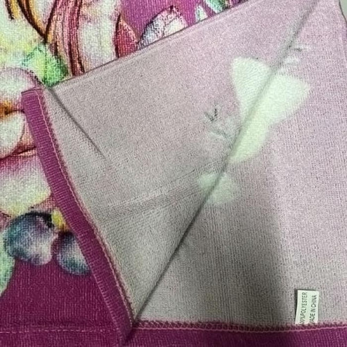 Пончо детское ТМ Koloco микрофира с капюшоном Unicorn Pink