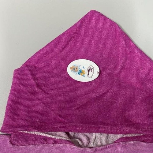 Пончо детское ТМ Koloco микрофира с капюшоном Unicorn Pink