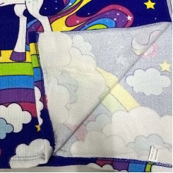 Пончо дитяче ТМ Koloco мікрофібра з капюшоном You are Magical