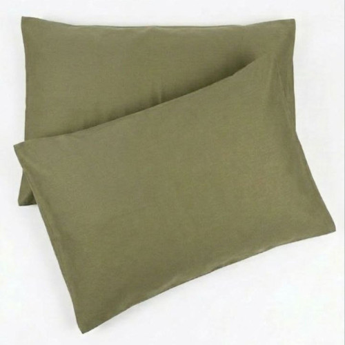 Комплект наволочок ТМ La Villa Home сатин 50х70 2 шт хакі