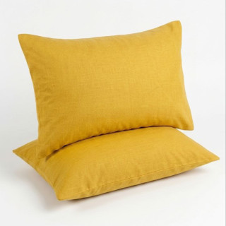 Комплект наволочек ТМ La Villa Home ранфорс 50х70 2 шт желтый