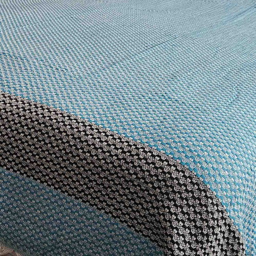 Покрывало хлопковое LAVILLA Stripes 190*230 голубое