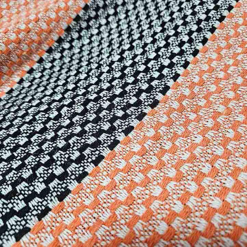 Покрывало хлопковое LAVILLA Stripes 190*230 оранжевое