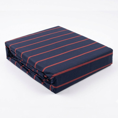 Простынь на резинке с наволочками ТМ La Villa сатин BLUE