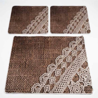Набор ковриков ТМ Le Jardin 3D Dentelle