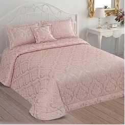 Покривало жакардове з наволочками ТМ Le Jardin Damask Vizion 260х270