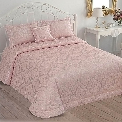 Покрывало жаккардовое с наволочками ТМ Le Jardin Damask Vizion 260х270