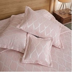 Покривало жакардове з наволочками ТМ Le Jardin Inna Pudra 260х270