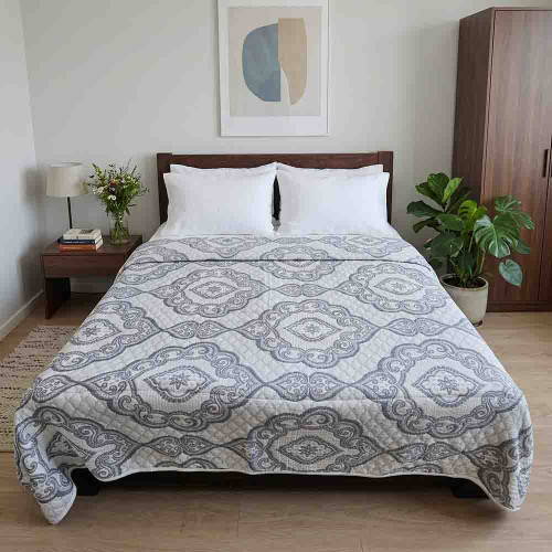 Покрывало гобеленовое ТМ Luxury Cotton Gri