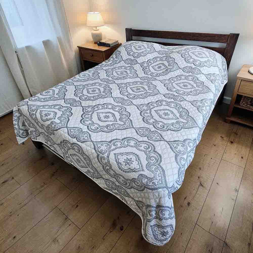 Покрывало гобеленовое ТМ Luxury Cotton Gri