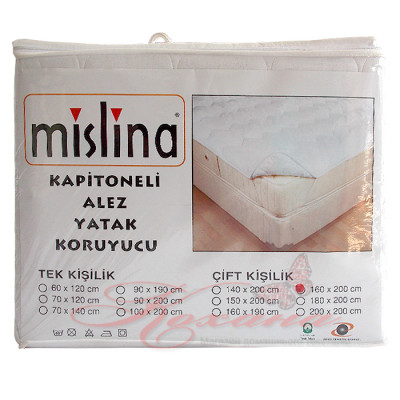 Наматрацник на резинках стьобаний бавовняний ТМ Mislina Туреччина