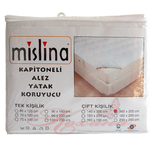 Наматрасник на резинках стеганый хлопковый ТМ Mislina Турция