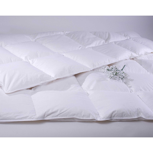 Одеяло пуховое зимнее White Premium Collection 80% белый пух, 20% пера