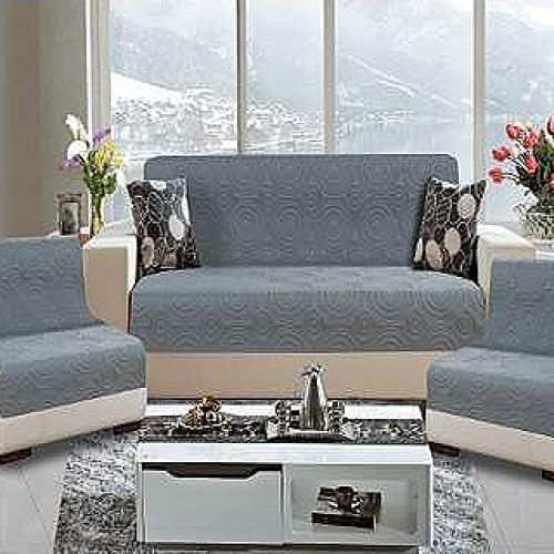 Набор Narzuta na sofe покрывало на диван и кресла серый