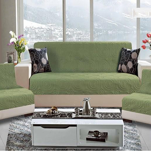 Набор Narzuta na sofe покрывало на диван и кресла оливковый