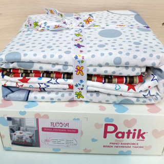 Детское постельное белье в кроватку ТМ Patik ранфорс Roya