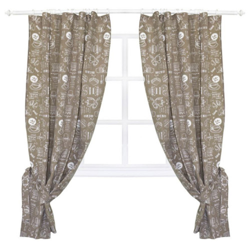 Комплект штор ТМ Прованс Breakfast Beige 136х170 2 шт