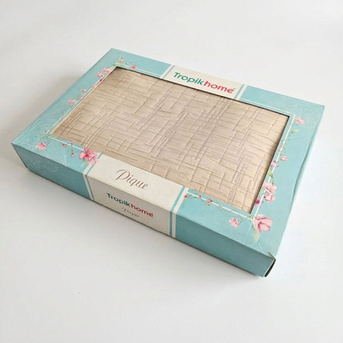 Покрывало с наволочками ТМ Tropik Home Sandy Beige 220х230