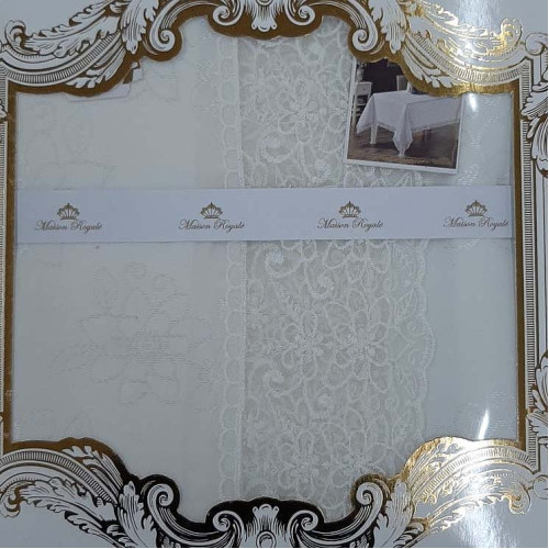 Скатертина прямокутна Maison Royale KDK кремова
