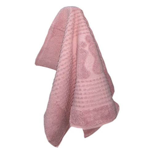 Килимок для ванної махровий TM ZERON 50х70 рожевий