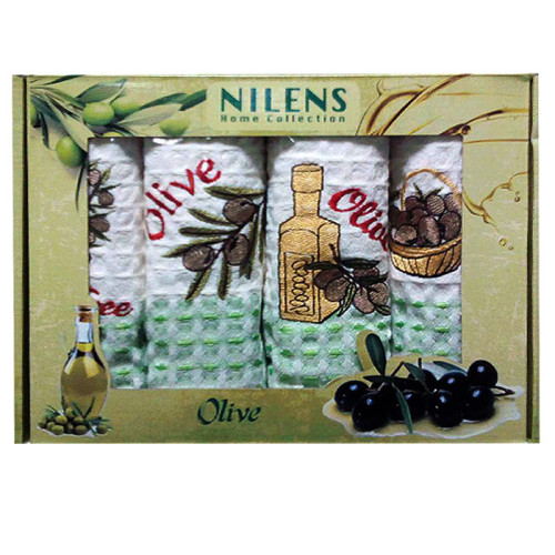 Набор полотенец кухонных Nilteks Nilens Olive Oil 
