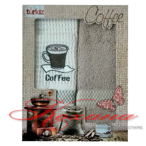 Набор полотенец кухонных Turkiz Coffee
