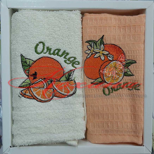 Набір серветок кухонних Nilteks Orange 30х50 2 шт
