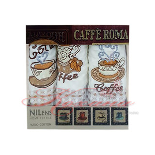 Набор салфеток кухонных Nilteks Qualite Caffe Roma 35х50 3 шт