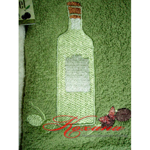 Набор полотенец кухонных Turkiz букле Olive Oil Kitchen set