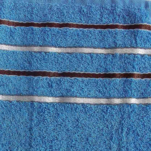 Полотенце махровое Sertay Полосочка синее Турция