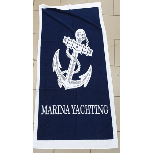 Полотенце пляжное велюровое Турция Marina Yachting
