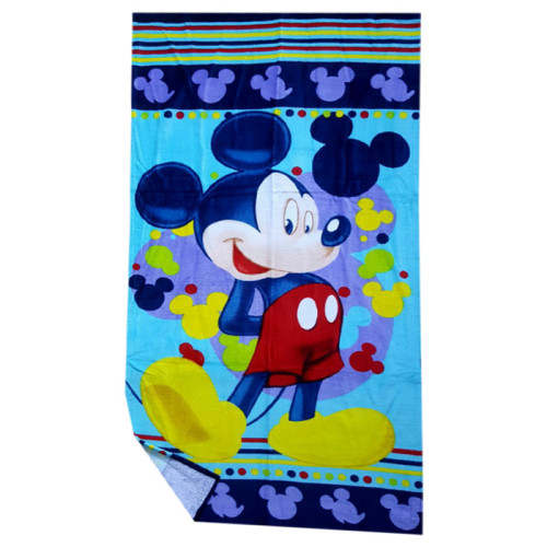 Полотенце пляжное велюровое Турция Mickey 