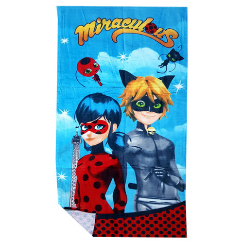 Полотенце пляжное велюровое Турция Miraculous