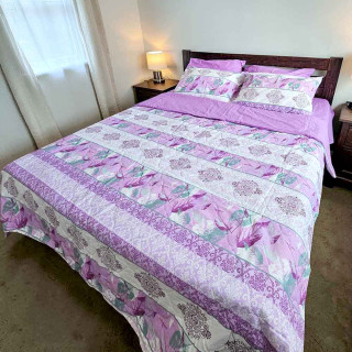 Постільна білизна з покривалом-підковдрою Best Class Complete set 4 Izem Lila