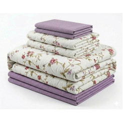 Постільна білизна з покривалом-підковдрою Best Class Complete set 4 Mevsim Lila