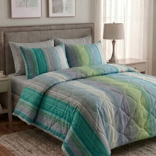 Постільна білизна з покривалом-підковдрою Best Class Complete set 4 Mevsim Grey