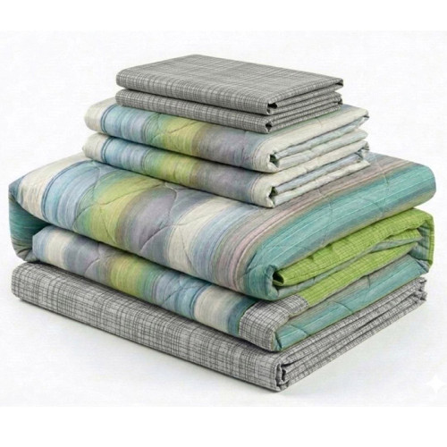 Постільна білизна з покривалом-підковдрою Best Class Complete set 4 Mevsim Grey